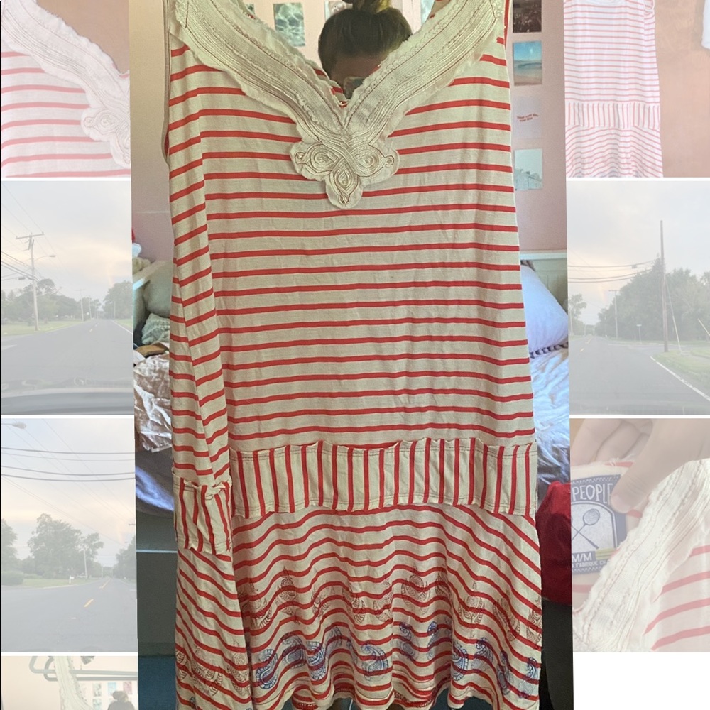 Free People tennis tunic tank top